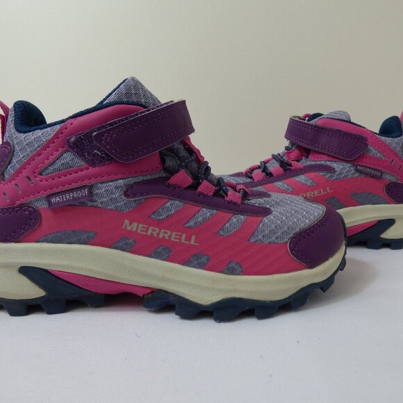 Merrell Big Kid's Moab Speed Mid 2 A/C Waterproof, Size 12 - Picture 1 of 5